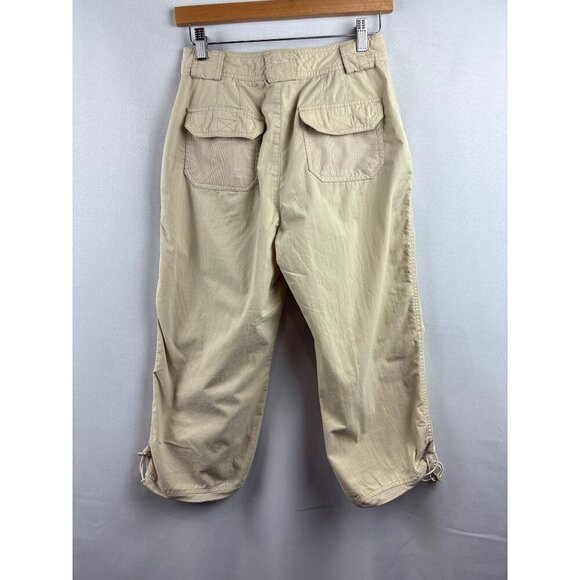 Caribbean Joe Womens Petite 8P Cargo Capris - Picture 5 of 6